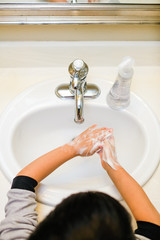 Hand Washing With Soap Hygiene Corona Virus