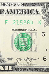  close up of banknote for background 