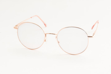 A glasses on isolated background