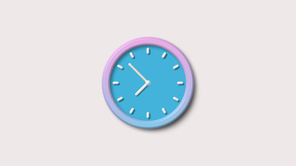 White background 3d clock icon,Clock icon,Clock countdown icon,clock