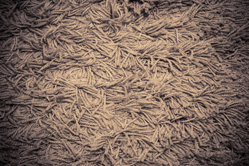 Close up of Brown fabric carpet