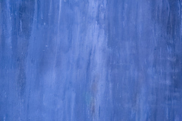 Old cement paint blue wall