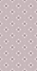 line Thai flowers pattern seamless background 