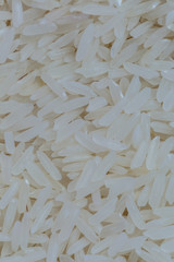 Close up of organic white nature Jasmine rice