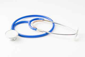 Stethoscope on isolated background