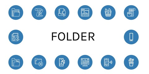 folder icon set