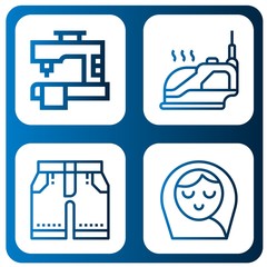 Set of clothes icons