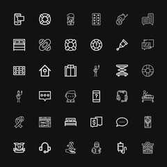 Editable 36 help icons for web and mobile
