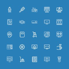 Editable 25 personal icons for web and mobile