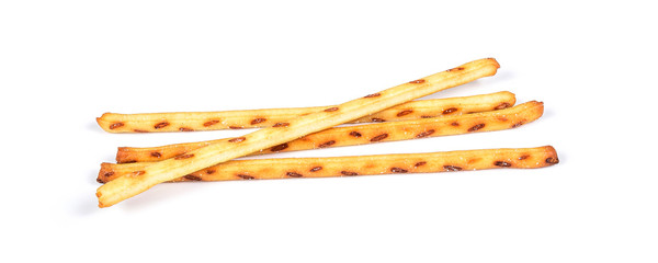 biscuit stick isolated on white background