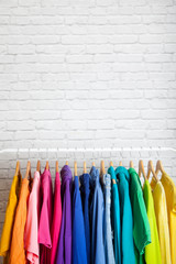 Wardrobe of women’s clothing blouses and shirts