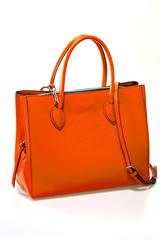 ้hand bag isolated on white background