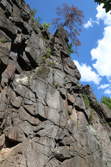 Ohre river created deep canyon - Svatosske skaly (Jan Svatos cliffs), it is a national nature...
