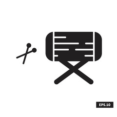Drum icon, Drum Sign/Symbol Vector