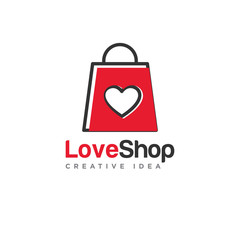 Shopping Logo Icon Design Vector