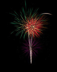 Obraz premium fireworks in the night sky
