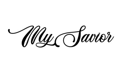 Christian faith, typography for print or use as poster, card, flyer or T Shirt