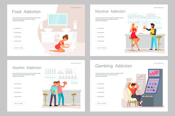 Addicted and Bad habits people