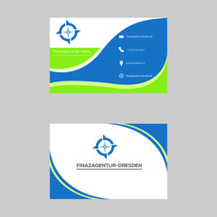 Obraz premium Business card logo
