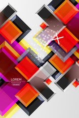 Metal arrow shape background. Abstract geometric background with 3d effect composition For Wallpaper, Banner, Background, Card, Book Illustration, landing page