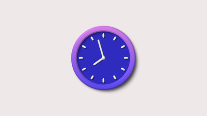 3d wall clock icon,Blue color 3d wall clock icon,clock icon