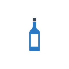 Wine related vector glyph icon.