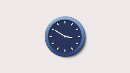 New 3d wall clock icon,clock icon,Blue clock icon,Wall clock icon