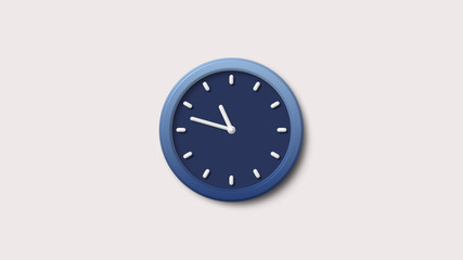 New white background clock icon,blue dark clock icon,3d clock icon