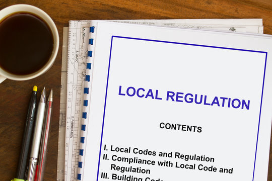 Local regulation and specification