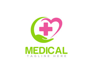 Medical Care Logo Design Vector