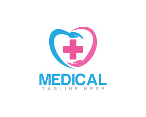 Medical Care Logo Design Vector