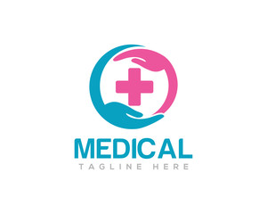 Medical Care Logo Design Vector