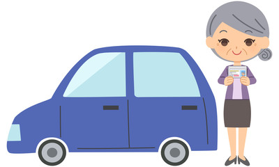 自動車と高齢者ドライバー
