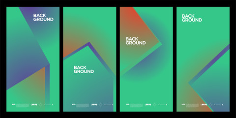 Cover and Poster Design Template for Magazine. Trendy Abstract Colorful Geometric and Curve Vector Illustration Collage with Typography for Cover, book, social media story, and Page Layout Design.