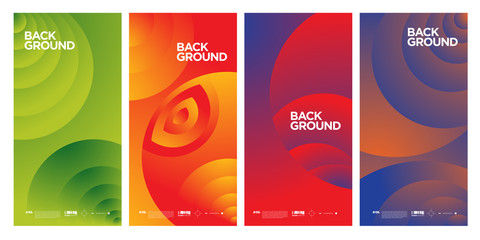 Cover and Poster Design Template for Magazine. Trendy Abstract Colorful Geometric and Curve Vector Illustration Collage with Typography for Cover, book, social media story, and Page Layout Design.