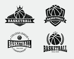 Set Vintage Logo Authentic Design For Branding, Label, Sport with Multiple Styles