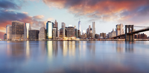 New York City skyline, USA