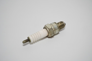 spark plug vehicle with a white background