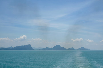Seascape of gulf of Thailand