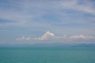 Seascape of gulf of Thailand