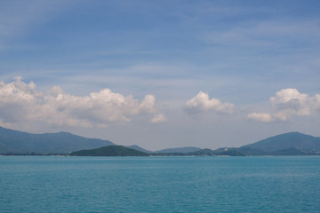 Seascape of gulf of Thailand