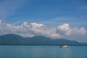 Seascape of gulf of Thailand