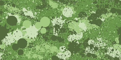 Splash camouflage background. Seamless pattern.Vector. 飛び散った迷彩パターン	