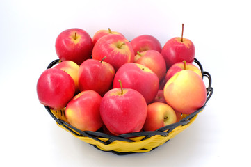 New Zealand apple on white background