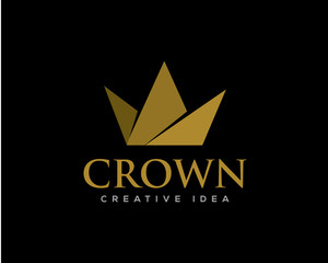 Crown Logo Icon Design Vector