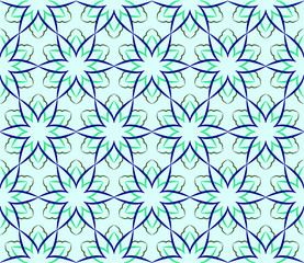 Abstract background ornament illustration. Vector textile print for bed linen, jacket, package design, fabric and fashion concepts. Seamless pattern with flowers