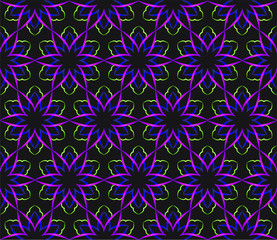 Abstract background ornament illustration. Vector textile print for bed linen, jacket, package design, fabric and fashion concepts. Seamless pattern with flowers