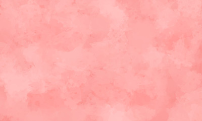 ピンク色の水彩風背景（ベクター）