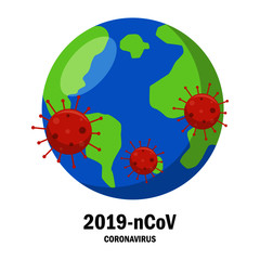 world coughing corona virus. antiretroviral drugs covid 19. bacteria isolated on white background. illustration vector.
