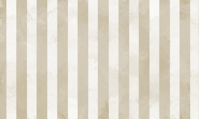 手書き風の茶色ストライプ背景（ベクター）